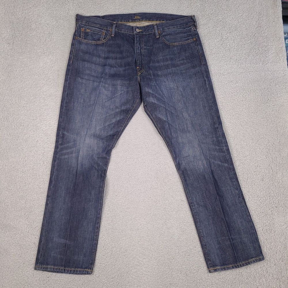 Polo Ralph Lauren Varick Jeans Mens 40x30.5 Slim‎ Fit Straight Leg Denim Pants